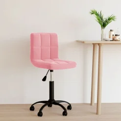 vidaXL Mobiliario De Oficina-Silla de oficina giratoria de terciopelo