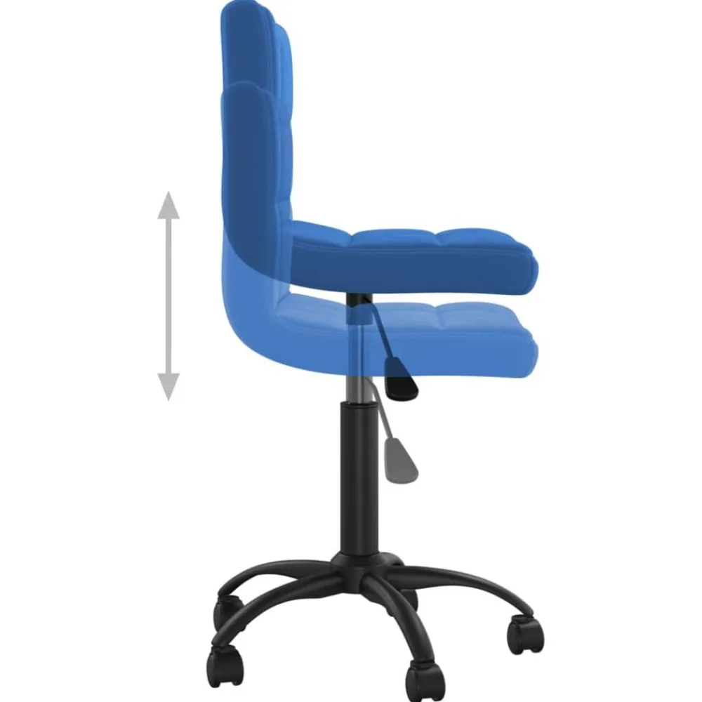 vidaXL Mobiliario De Oficina-Silla de oficina giratoria de terciopelo
