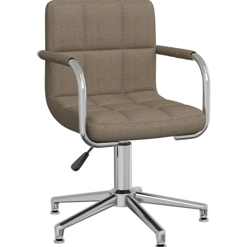 vidaXL Mobiliario De Oficina-Silla de oficina giratoria tela gris