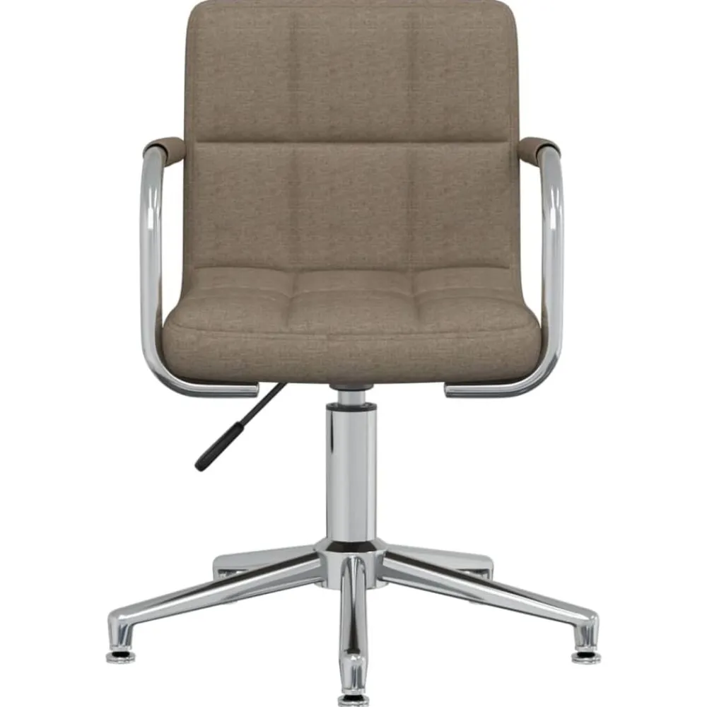 vidaXL Mobiliario De Oficina-Silla de oficina giratoria tela gris