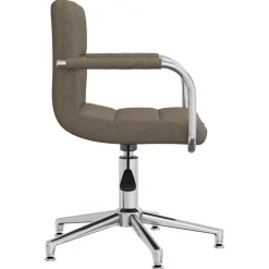 vidaXL Mobiliario De Oficina-Silla de oficina giratoria tela gris