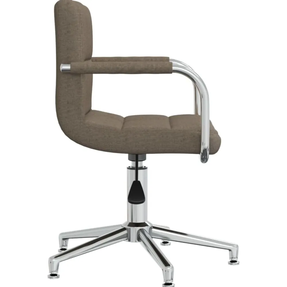 vidaXL Mobiliario De Oficina-Silla de oficina giratoria tela gris