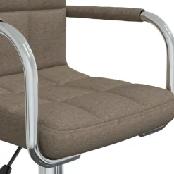 vidaXL Mobiliario De Oficina-Silla de oficina giratoria tela gris