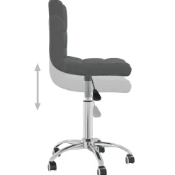 vidaXL Mobiliario De Oficina-Silla de oficina giratoria tela
