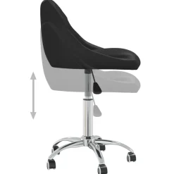 vidaXL Mobiliario De Oficina-Silla de oficina giratoria de cuero sintético