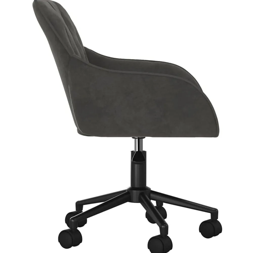 vidaXL Mobiliario De Oficina-Silla de oficina giratoria de terciopelo