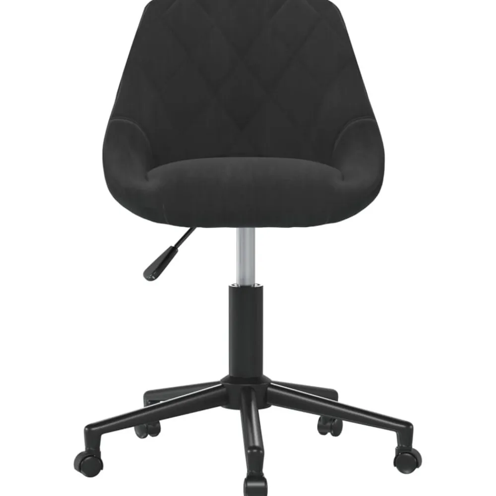 vidaXL Mobiliario De Oficina-Silla de oficina giratoria de terciopelo