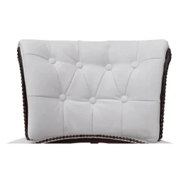 vidaXL Silla de oficina giratoria blanca Blanco New