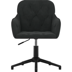vidaXL Mobiliario De Oficina-Silla de oficina giratoria de terciopelo