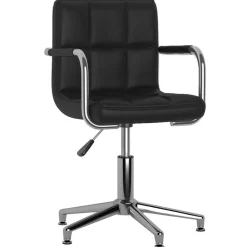 vidaXL Mobiliario De Oficina-Silla de oficina giratoria de cuero sintético