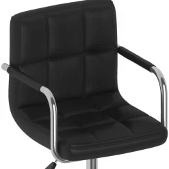 vidaXL Mobiliario De Oficina-Silla de oficina giratoria de cuero sintético