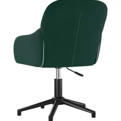 vidaXL Mobiliario De Oficina-Silla de oficina giratoria de terciopelo