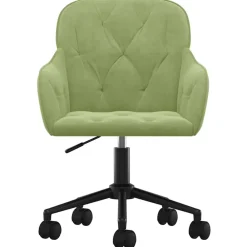 vidaXL Mobiliario De Oficina-Silla de oficina giratoria de terciopelo
