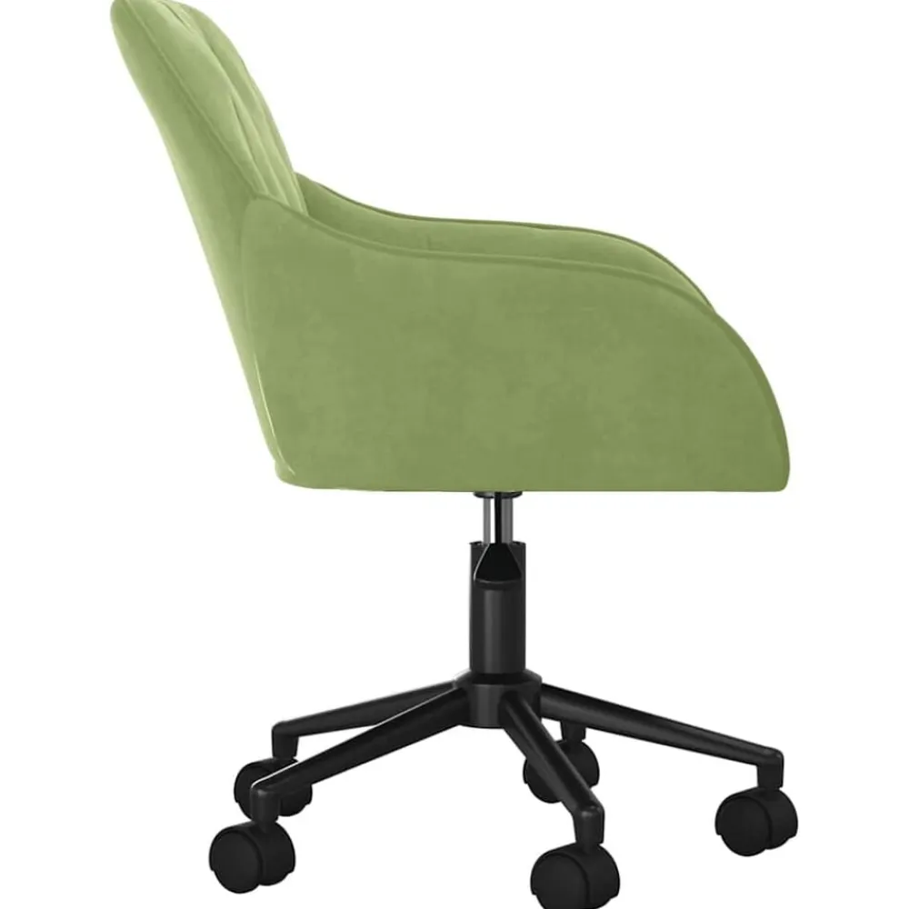 vidaXL Mobiliario De Oficina-Silla de oficina giratoria de terciopelo