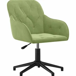 vidaXL Mobiliario De Oficina-Silla de oficina giratoria de terciopelo