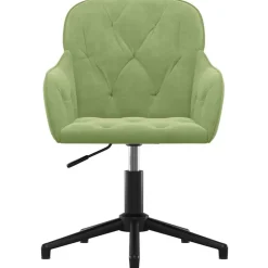 vidaXL Mobiliario De Oficina-Silla de oficina giratoria de terciopelo
