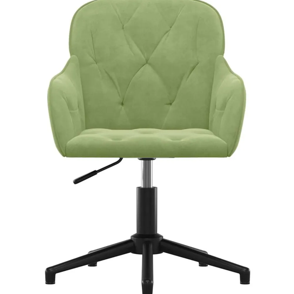 vidaXL Mobiliario De Oficina-Silla de oficina giratoria de terciopelo