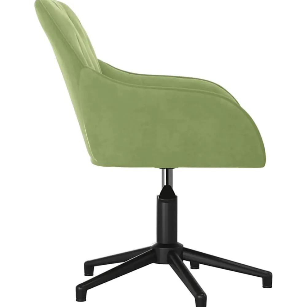vidaXL Mobiliario De Oficina-Silla de oficina giratoria de terciopelo