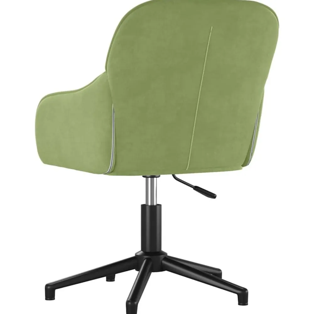 vidaXL Mobiliario De Oficina-Silla de oficina giratoria de terciopelo