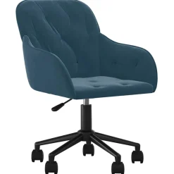 vidaXL Mobiliario De Oficina-Silla de oficina giratoria terciopelo