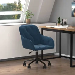 vidaXL Mobiliario De Oficina-Silla de oficina giratoria terciopelo