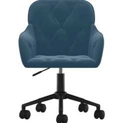 vidaXL Mobiliario De Oficina-Silla de oficina giratoria terciopelo