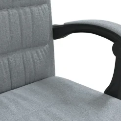 vidaXL Mobiliario De Oficina-Silla de oficina reclinable de tela
