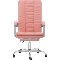 vidaXL Mobiliario De Oficina-Silla de oficina reclinable cuero sintético