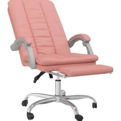 vidaXL Mobiliario De Oficina-Silla de oficina reclinable cuero sintético
