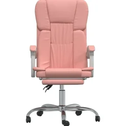 vidaXL Mobiliario De Oficina-Silla de oficina reclinable cuero sintético