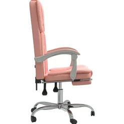 vidaXL Mobiliario De Oficina-Silla de oficina reclinable cuero sintético
