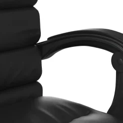 vidaXL Mobiliario De Oficina-Silla de oficina reclinable masaje cuero sintético