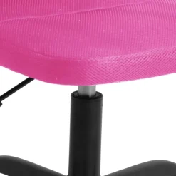 vidaXL Silla de oficina regulable en altura tela de malla Rosa Sale