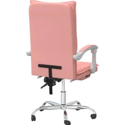 vidaXL Mobiliario De Oficina-Silla de oficina reclinable cuero sintético