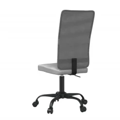 vidaXL Silla de oficina regulable en altura tela de malla Gris Sale