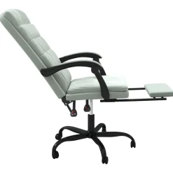 vidaXL Mobiliario De Oficina-Silla de oficina reclinable de terciopelo