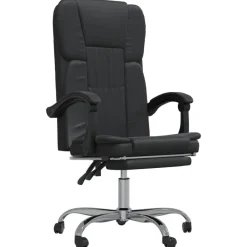 vidaXL Mobiliario De Oficina-Silla de oficina reclinable cuero sintético