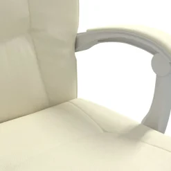 vidaXL Mobiliario De Oficina-Silla de oficina reclinable cuero sintético