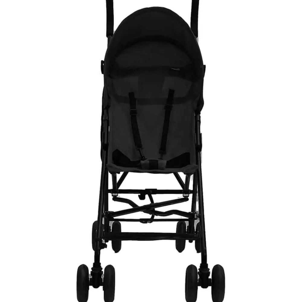 vidaXL Silla de paseo de bebé acero y negro Antracita Outlet