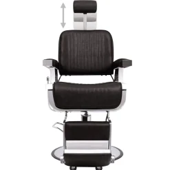 vidaXL Peluquería Y Cosmética-Silla de peluquería de cuero sintético 68x69x116 cm