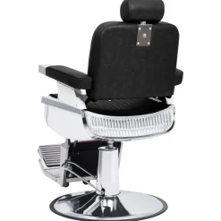 vidaXL Peluquería Y Cosmética-Silla de peluquería de cuero sintético 68x69x116 cm