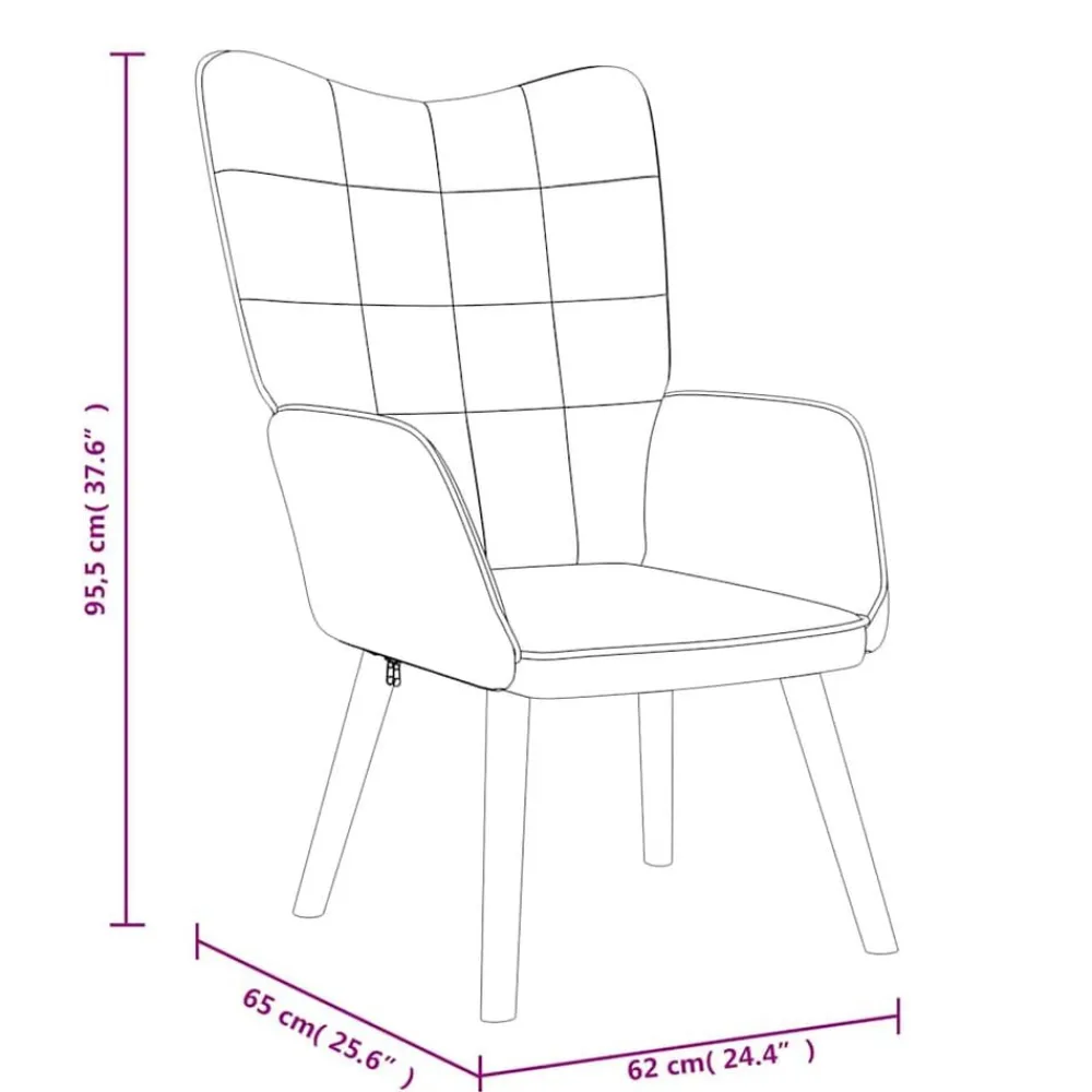 vidaXL Silla de relajación con reposapiés de tela Gris oscuro Best