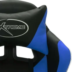 vidaXL Mobiliario De Oficina-Silla gaming con luces LED RGB cuero sintético