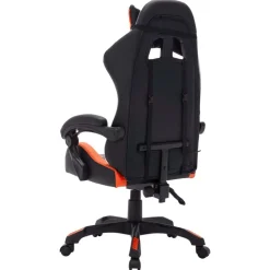 vidaXL Mobiliario De Oficina-Silla gaming con luces LED RGB cuero sintético