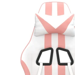 vidaXL Sillas-Silla gaming cuero sintético