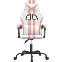 vidaXL Sillas-Silla gaming cuero sintético