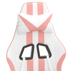 vidaXL Sillas-Silla gaming cuero sintético