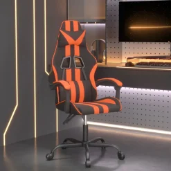 vidaXL Sillas-Silla gaming cuero sintético