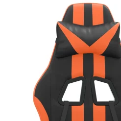 vidaXL Sillas-Silla gaming cuero sintético