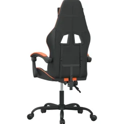 vidaXL Sillas-Silla gaming cuero sintético